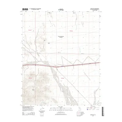 2015 Map of Blind Hills, 2015 Print
