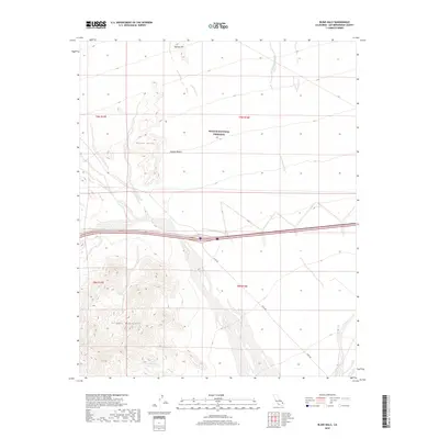 2018 Map of Blind Hills, 2018 Print