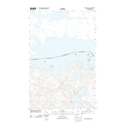 2013 Map of Blind Pig Island, 2013 Print