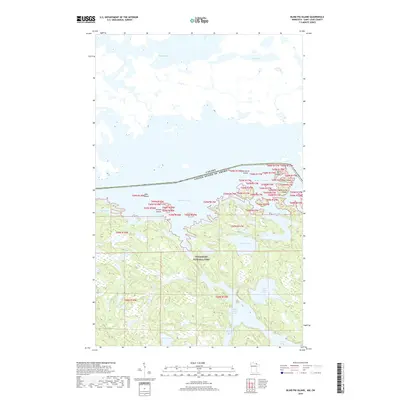 2019 Map of Blind Pig Island, 2019 Print