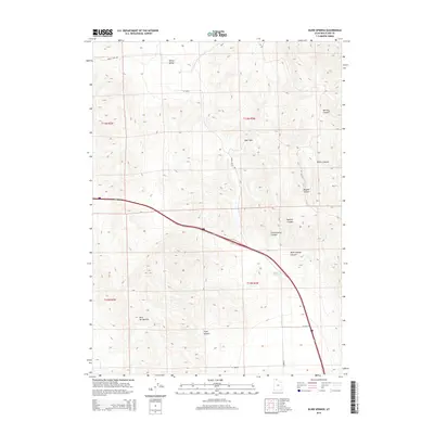 2014 Map of Blind Springs, 2014 Print