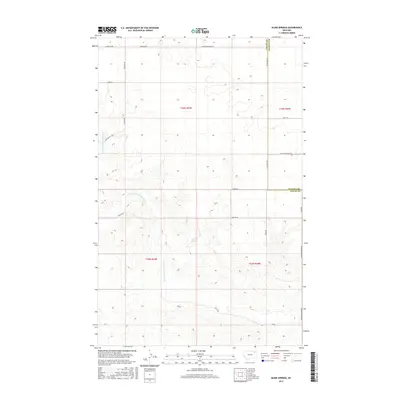 2017 Map of Blink Springs, 2017 Print