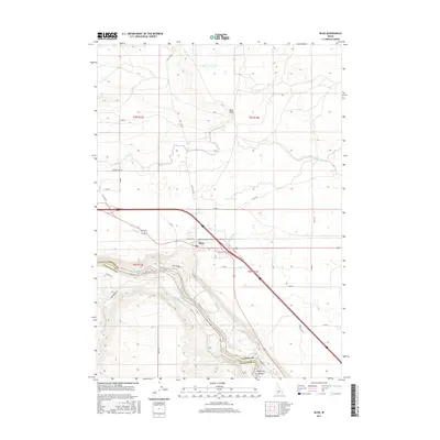 2017 Map of Bliss, 2017 Print