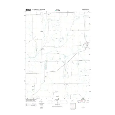 2013 Map of Bliss, 2013 Print