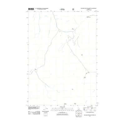 2011 Map of Blizzard Mountain North, 2011 Print