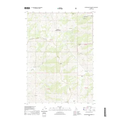 2020 Map of Blizzard Mountain North, 2020 Print