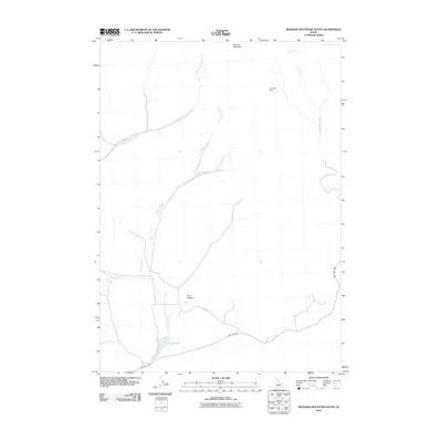 2010 Map of Blizzard Mountain South, 2010 Print