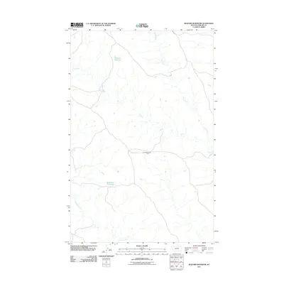 2011 Map of Blizzard Reservoir, 2011 Print