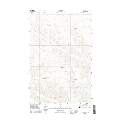 2014 Map of Blizzard Reservoir, 2014 Print