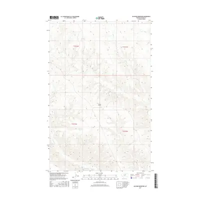 2017 Map of Blizzard Reservoir, 2017 Print