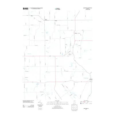 2013 Map of Blocher, 2013 Print