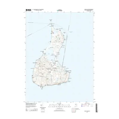 2015 Map of Block Island, 2015 Print