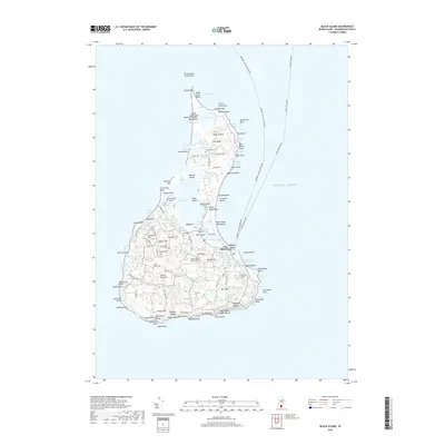 2018 Map of Block Island, 2018 Print