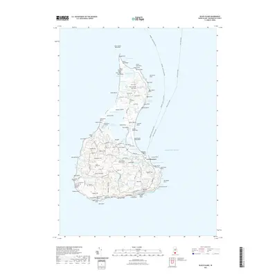 2021 Map of Block Island, 2021 Print