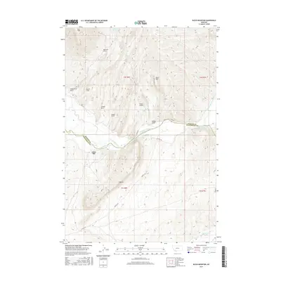 2017 Map of Block Mountain, 2017 Print