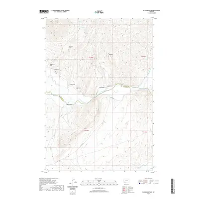 2020 Map of Block Mountain, 2020 Print