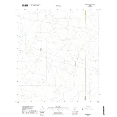 2019 Map of Blocker Tank, 2019 Print