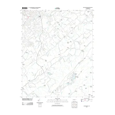 2010 Map of Blockhouse, 2010 Print