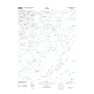 2013 Map of Blockhouse, 2013 Print