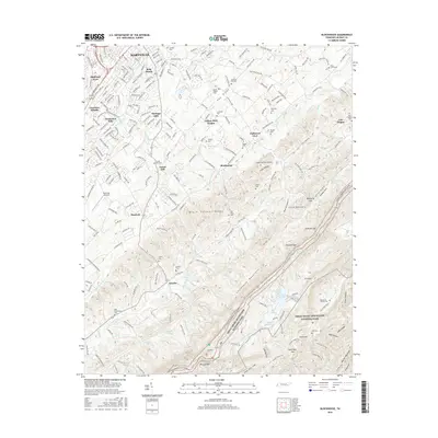 2016 Map of Blockhouse, 2016 Print