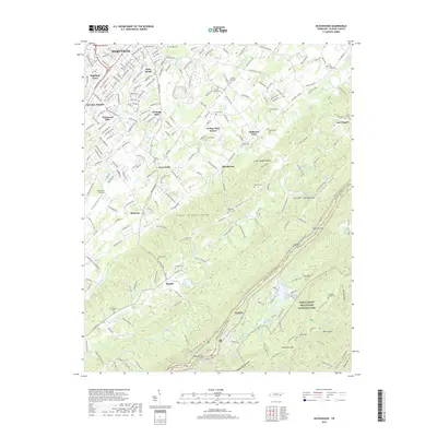 2019 Map of Blockhouse, 2019 Print