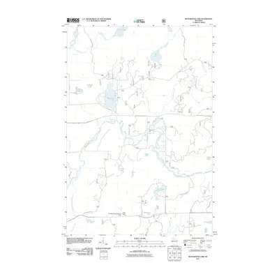 2011 Map of Blockhouse Lake, 2011 Print