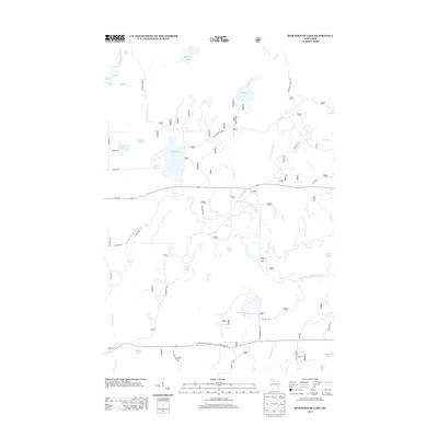 2013 Map of Blockhouse Lake, 2013 Print