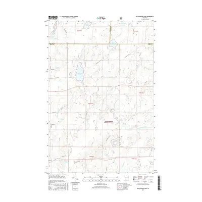 2015 Map of Blockhouse Lake, 2015 Print