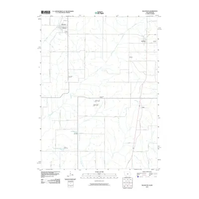 2010 Map of Blockton, 2010 Print