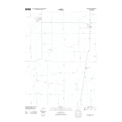2013 Map of Blockton, 2013 Print