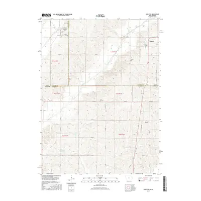 2015 Map of Blockton, 2015 Print
