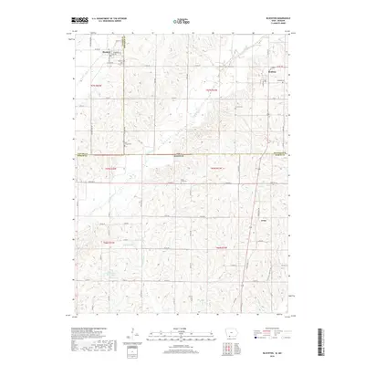 2018 Map of Blockton, 2018 Print