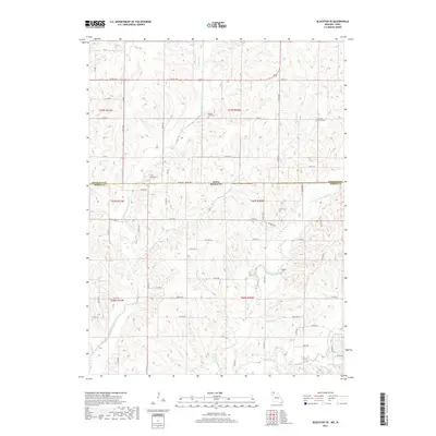 2017 Map of Blockton SE, 2017 Print