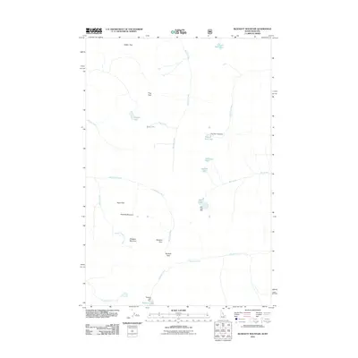 2011 Map of Blodgett Mountain, 2011 Print