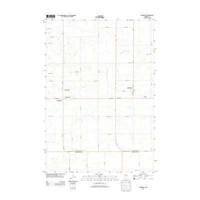 2013 Map of Blomkest, 2013 Print