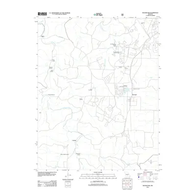 2012 Map of Bloodland, 2012 Print