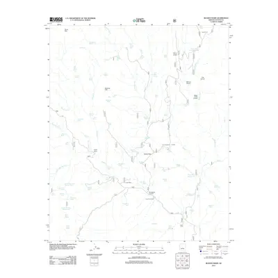 2012 Map of Bloody Basin, 2012 Print