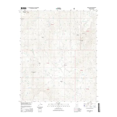 2014 Map of Bloody Basin, 2014 Print