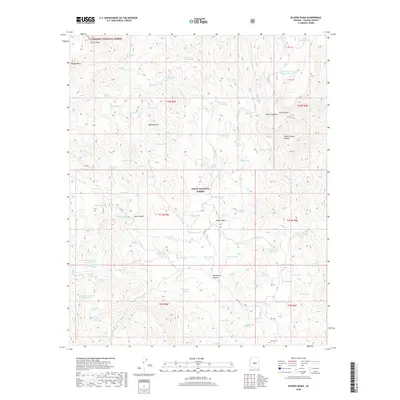 2018 Map of Bloody Basin, 2018 Print