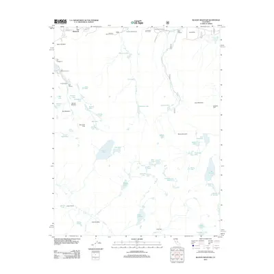 2012 Map of Bloody Mountain, 2012 Print