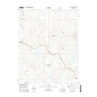 2015 Map of Bloody Mountain, 2015 Print