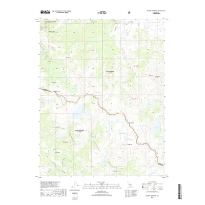 2018 Map of Bloody Mountain, 2018 Print