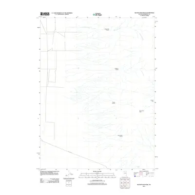 2011 Map of Bloody Run Peak, 2011 Print