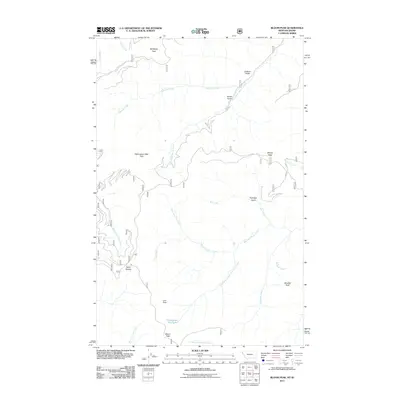2011 Map of Bloom Peak, 2011 Print