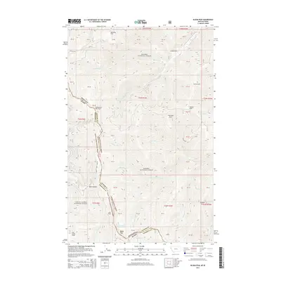 2014 Map of Bloom Peak, 2014 Print