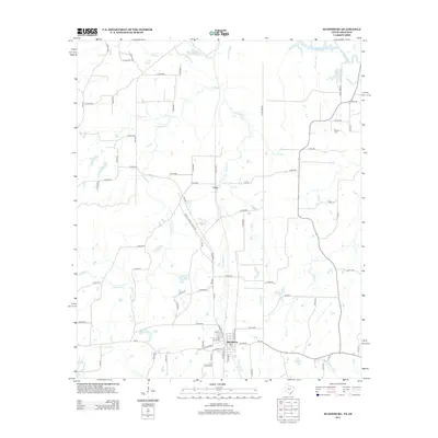2013 Map of Bloomburg, 2013 Print