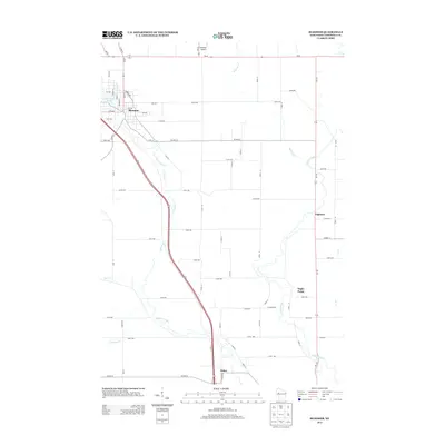 2013 Map of Bloomer, 2013 Print