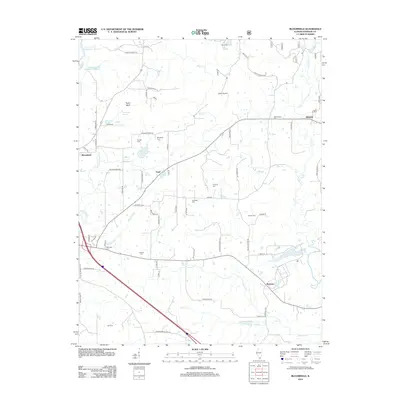 2012 Map of Bloomfield, 2012 Print