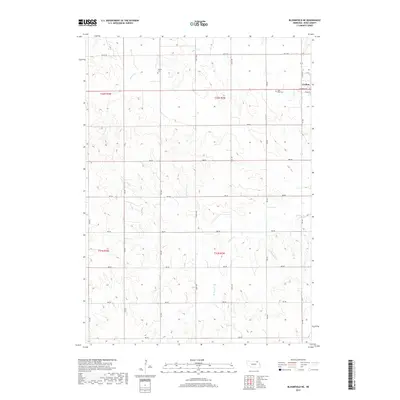 2017 Map of Bloomfield NE, 2017 Print