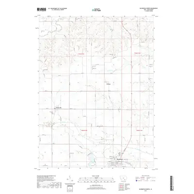 2018 Map of Bloomfield North, 2018 Print